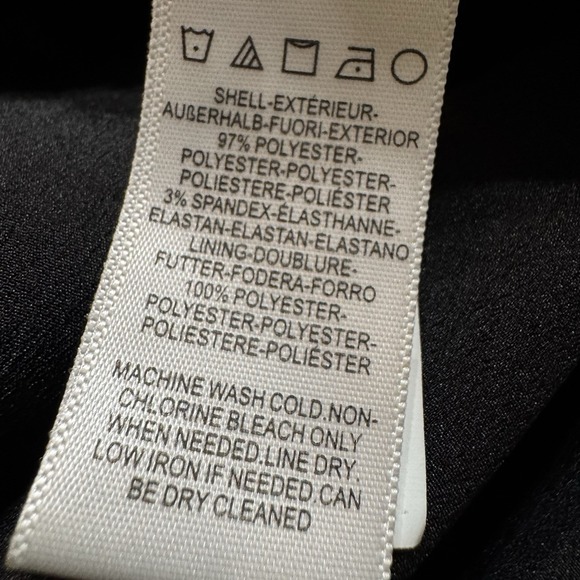 Dress The Population Fernanda Strapless Evening Gown Black Women's Size Medium - Picture 13 of 14